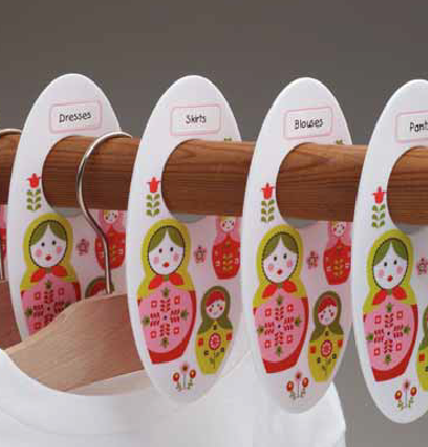 BPA-free Closet Dividers- Russian Doll