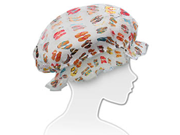  BPA free Flip Flop Shower Cap