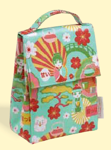  BPA free Reusable Lunch Sack- Japanese Fans