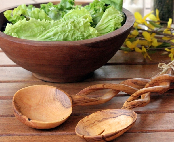  Eco-Friendly Spiral Salad Servers